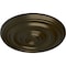 Ekena Millwork Kepler Traditional Ceiling Medallion (For Canopies up to 2 5/8"), 11 7/8"OD x 1 1/4"P, Green Gold CM12KPGGS - alternate 4